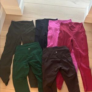 Lululemon align  Leggings with pockets size 6 -25 length